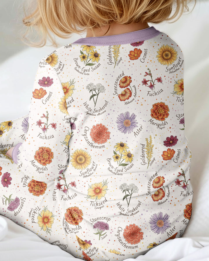 Autumn Blooms of North America Bamboo Convertible Zippy