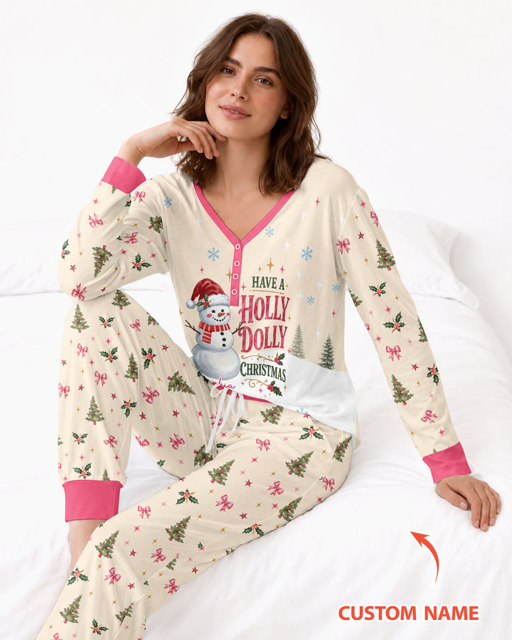 Tis The Season Bamboo Women Pajama Set