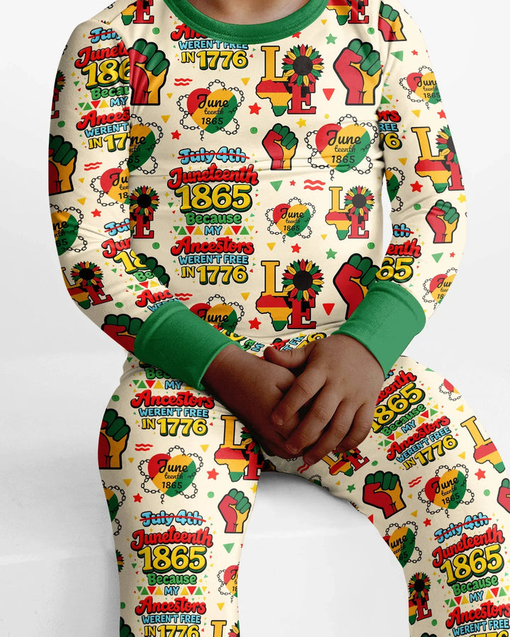 Conjunto de pijama de dos piezas de bambú de manga larga