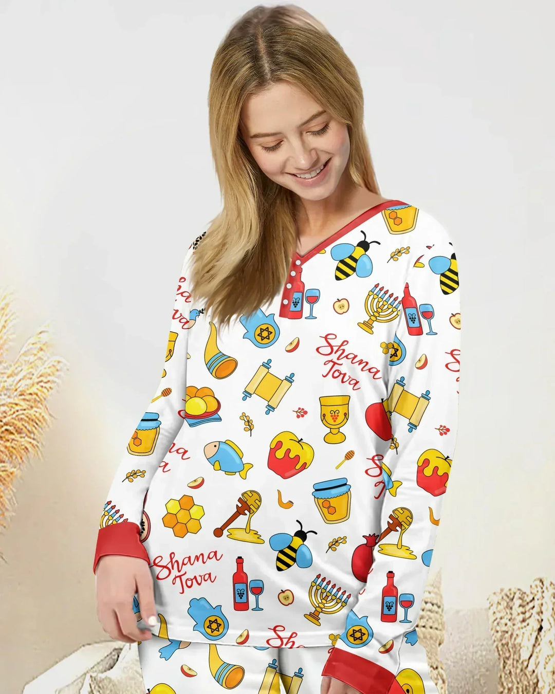 Vorlage Bambus Damen Pyjama Set