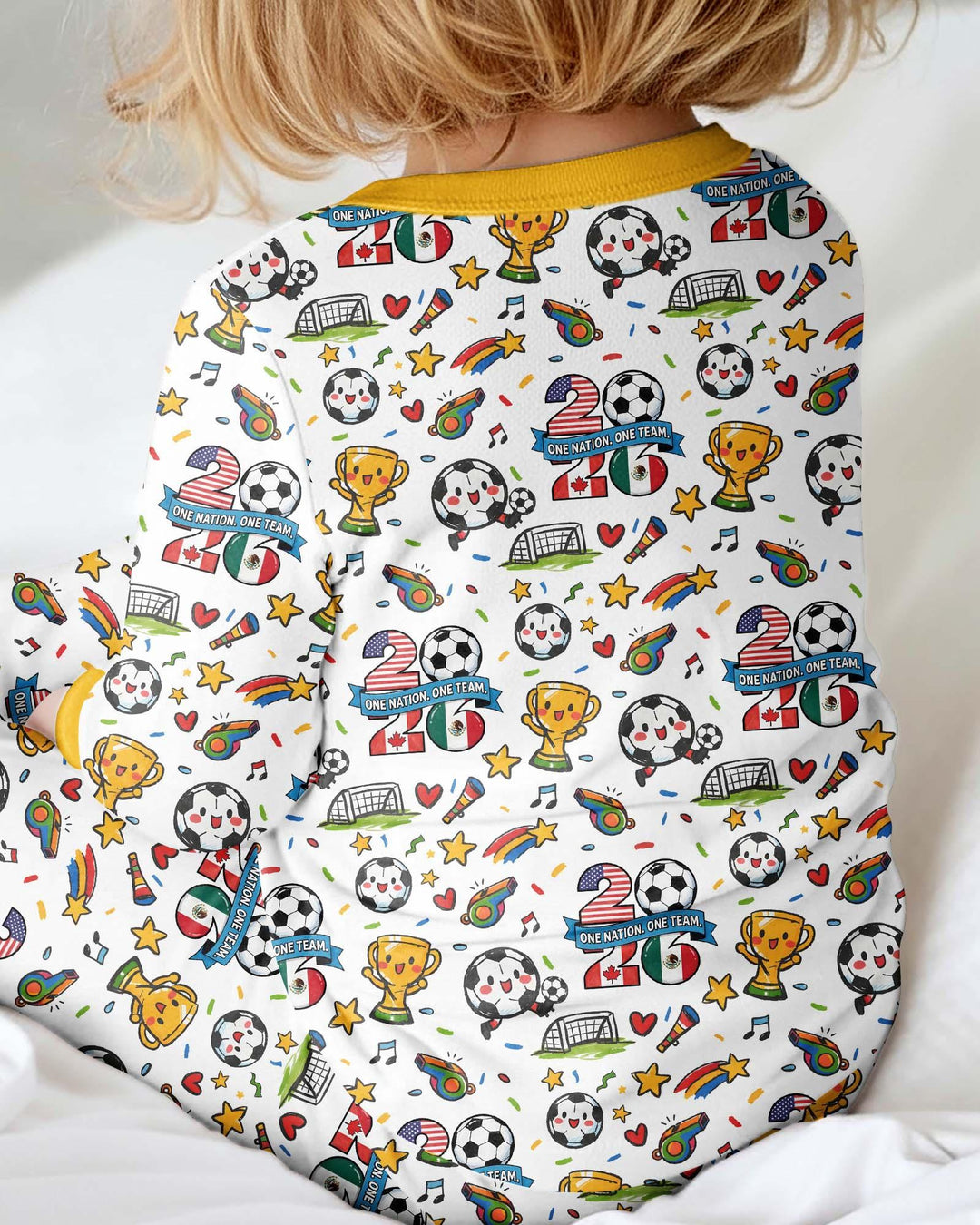 Soccer Fever 2026 Family Matching Bamboo Convertible Zippy
