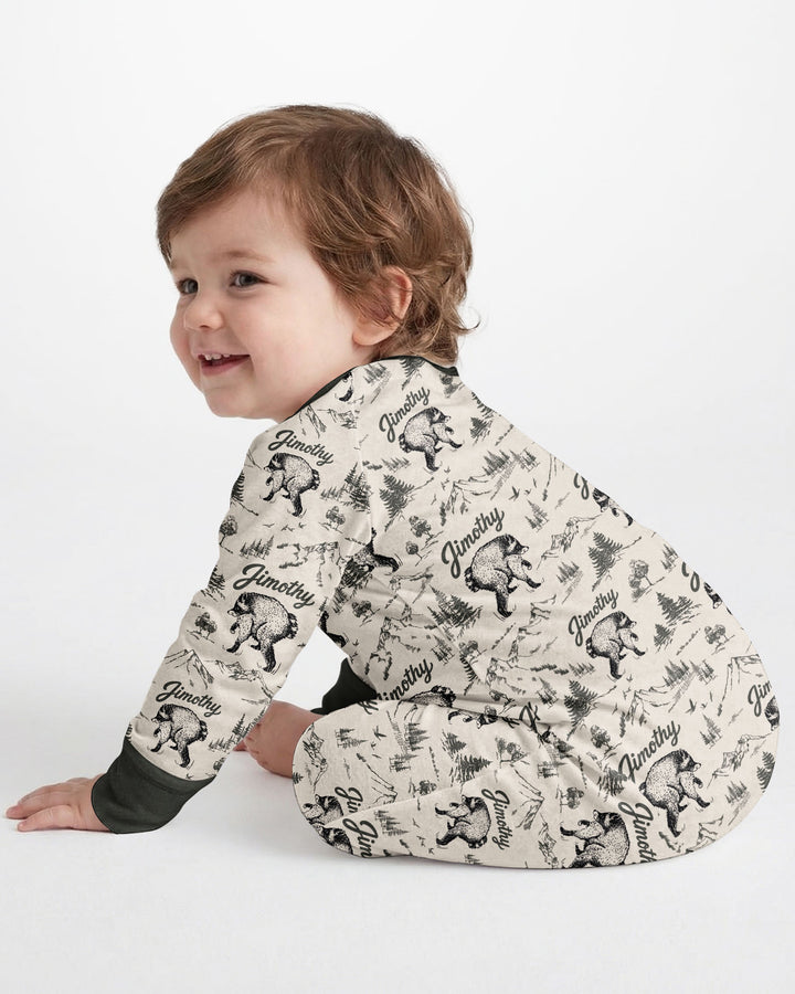 Vintage Jimothy Racoon Family Matching Bamboo Convertible Zippy
