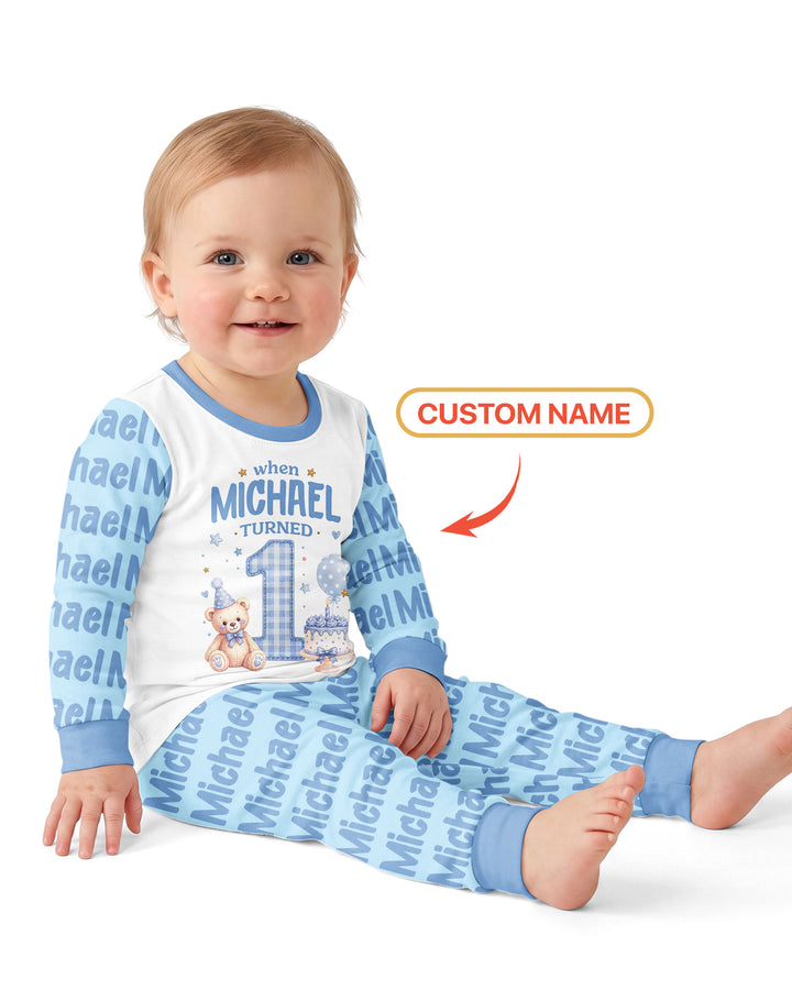 When Baby Turn New Age Two Piece Long Sleeve Pajama Set Bamboo Two Piece Long Sleeve Pajama Set