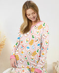 Mahjong Club Mommy & Me Matching Bamboo Women Pajama Set