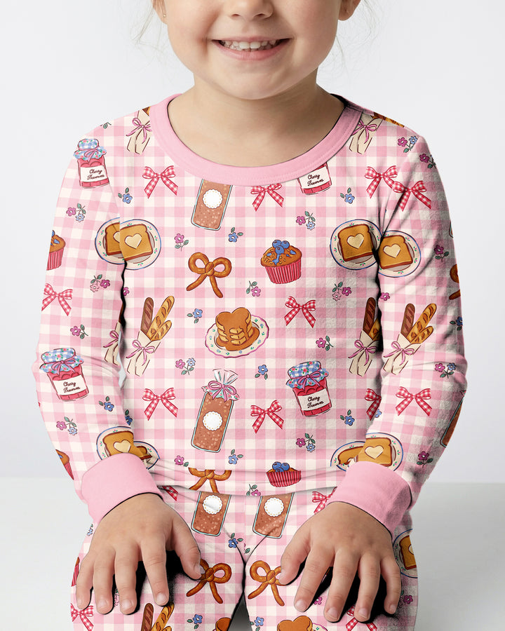 Cottage Pinic Bamboo Two Piece Long Sleeve Pajama Set