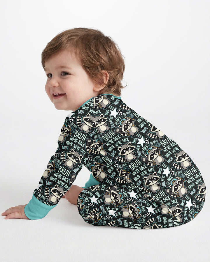 Gerippte Babykleidung mit individuellem Foto - Weich &amp; Skizzenhaft