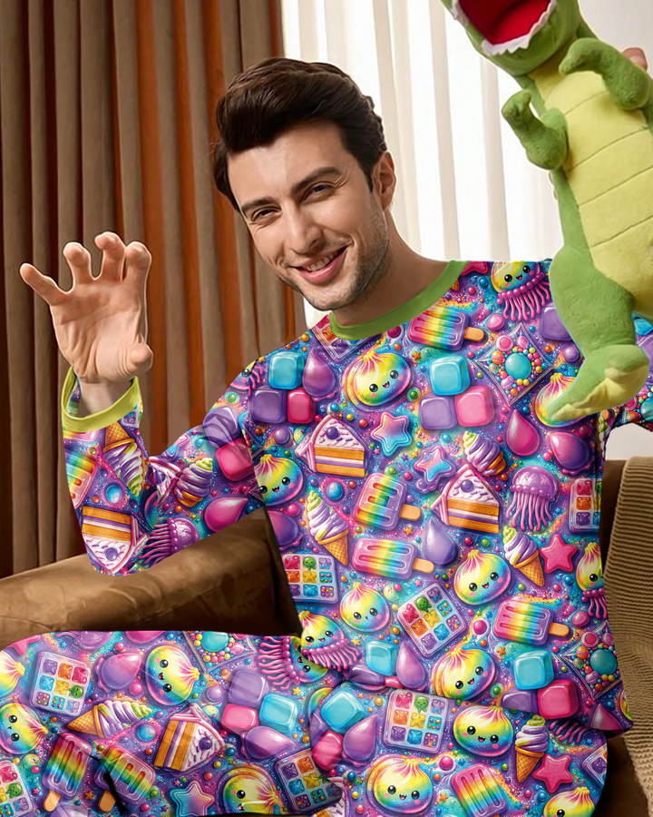 Squishy Party Bamboo Men's Pajama Set