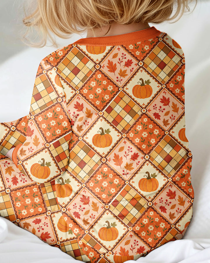 Fall Vintage Patchwork Bamboo Convertible Zippy