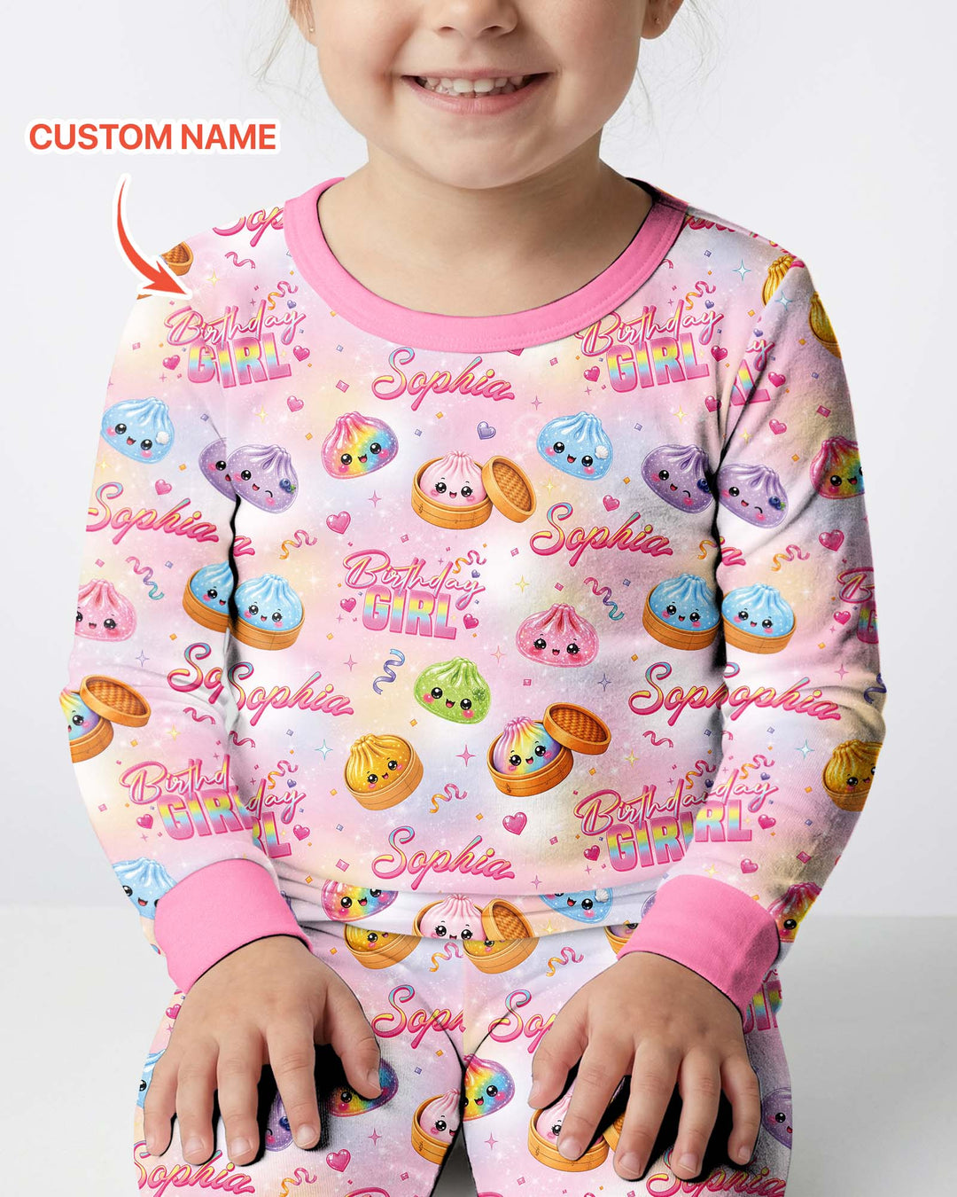 Conjunto de pijama de dos piezas de bambú con mangas largas, plantilla PERSONALIZADA