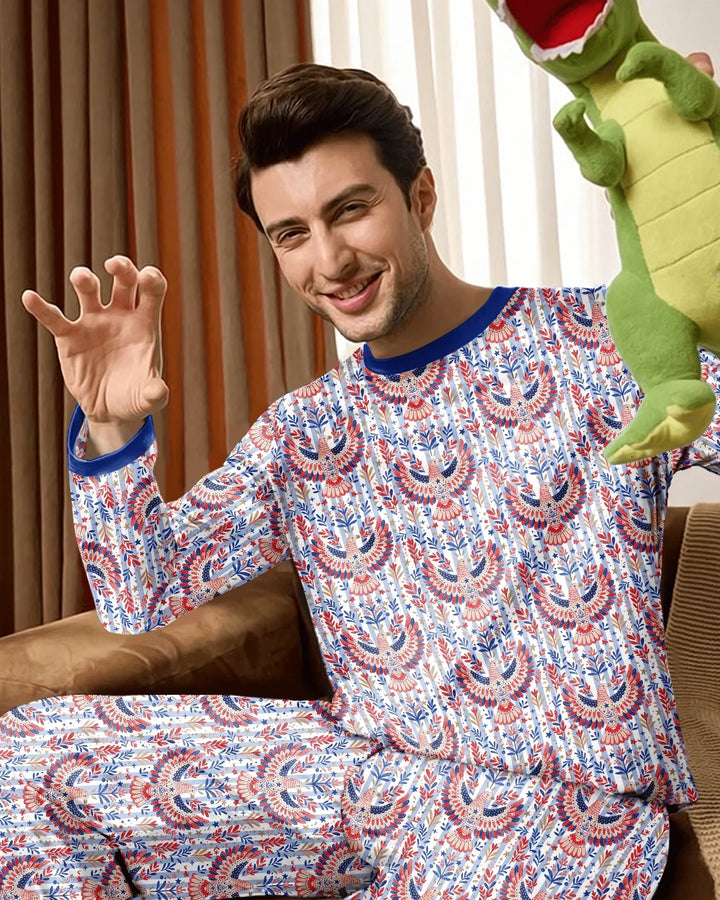 plantilla Conjunto de Pijama de Bambú para Hombre