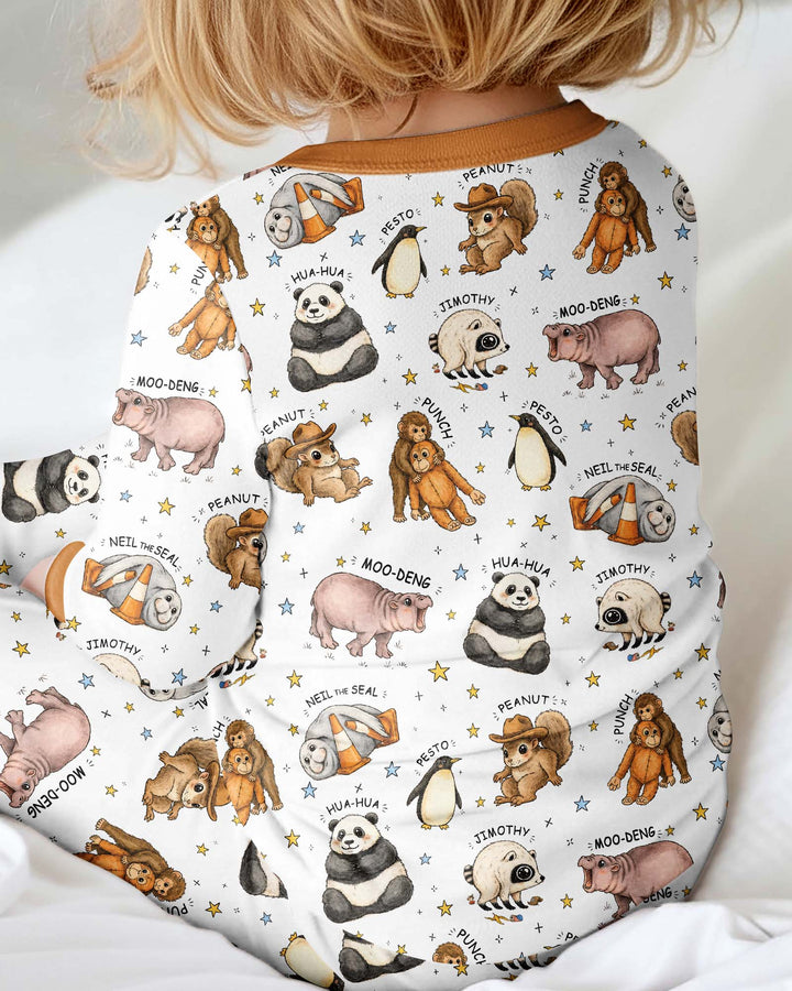 Cute Viral Animals Bamboo Convertible Zippy