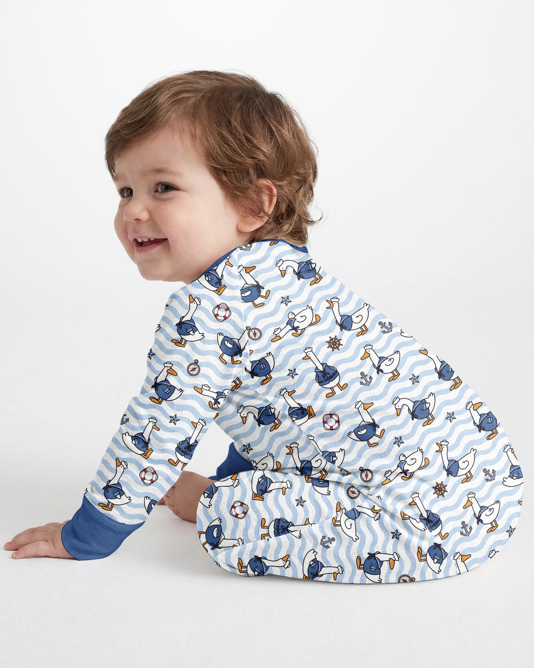 Silly Goose Sailor Bamboo Convertible Zippy