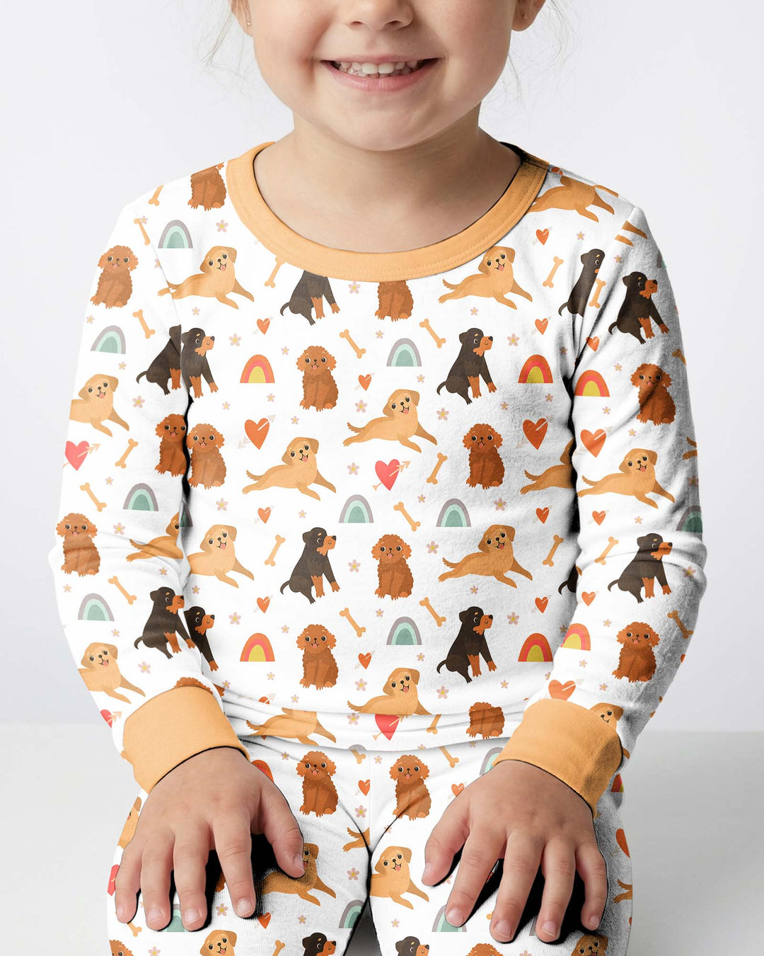 Brown Dogs Bamboo Two Piece Pajama Set