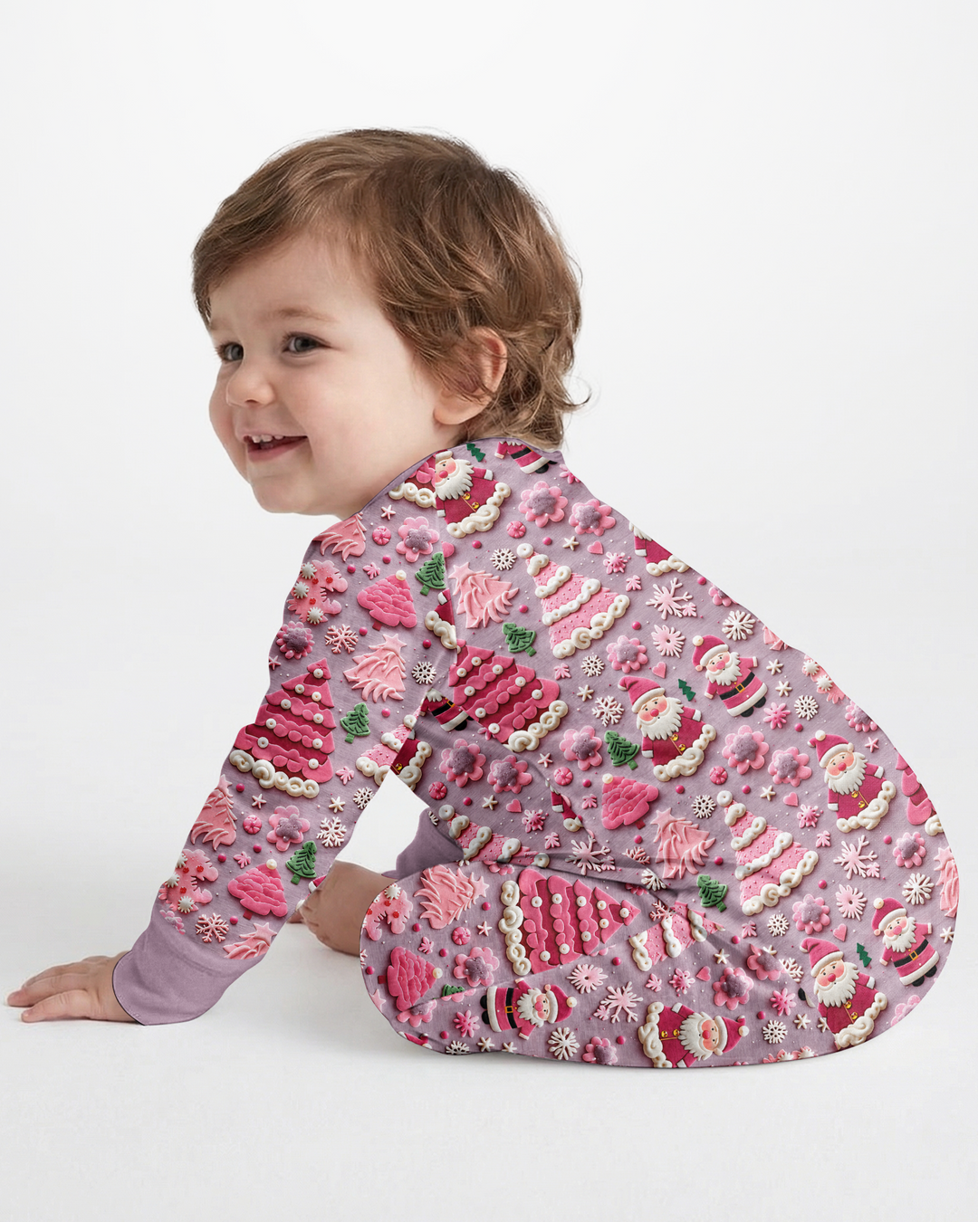 Pink Snowmen Bamboo Convertible Zippy