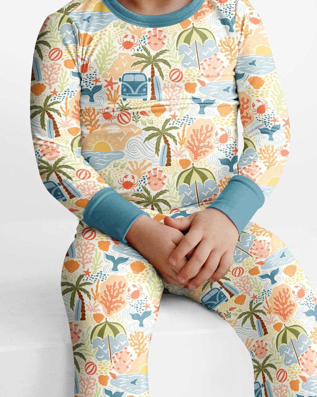 Conjunto de pijama de dos piezas de bambú con mangas largas, plantilla PERSONALIZADA