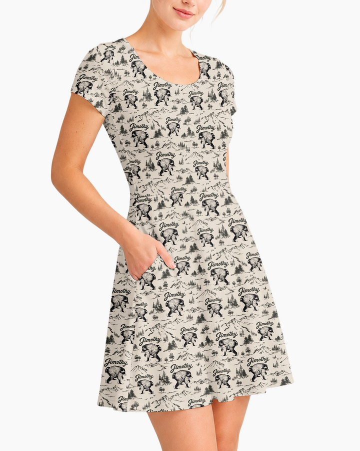 Vorlage Bambus Twirl Kleid