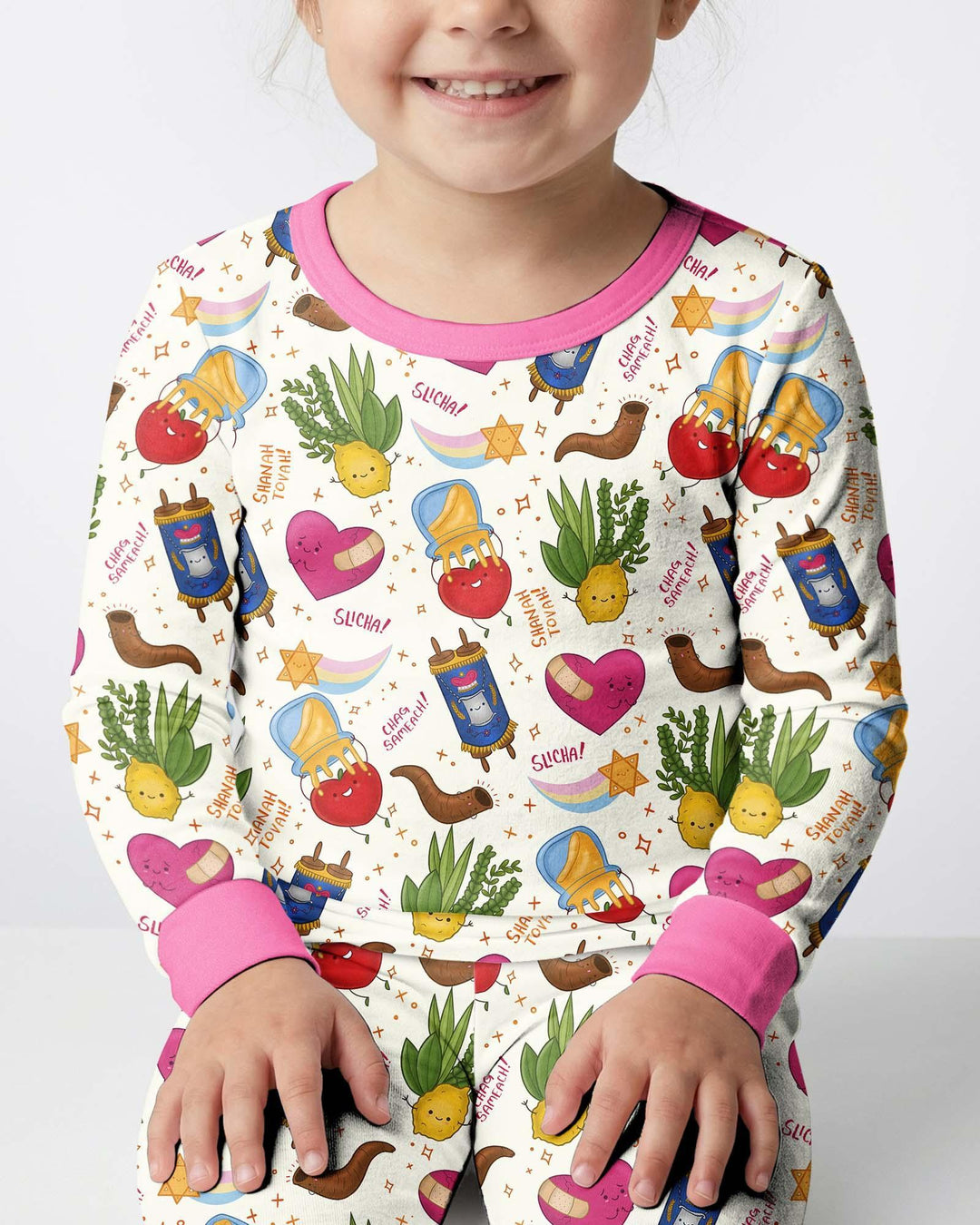 Conjunto de pijama de dos piezas de bambú de manga larga
