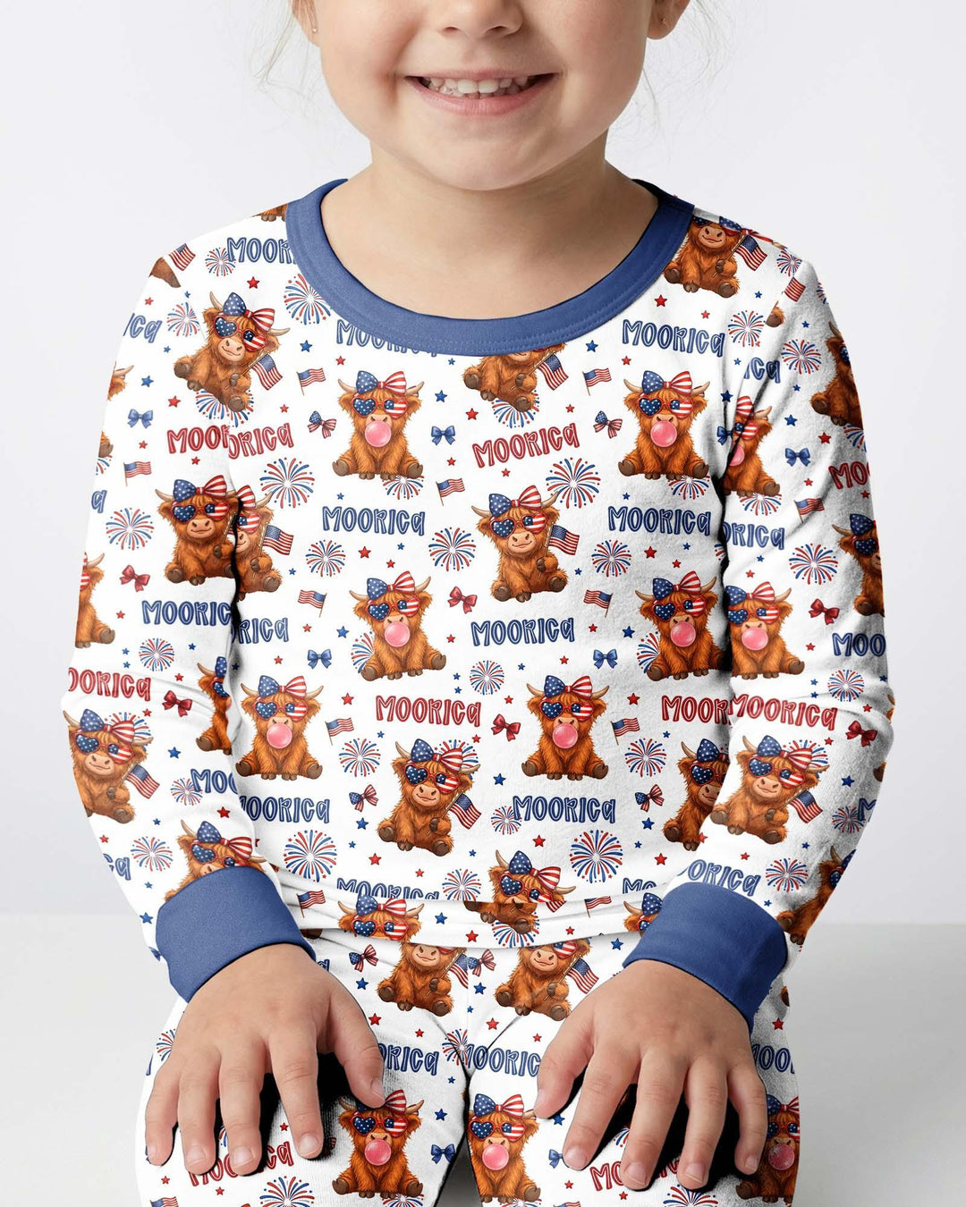 Conjunto de pijama de dos piezas de bambú de manga larga