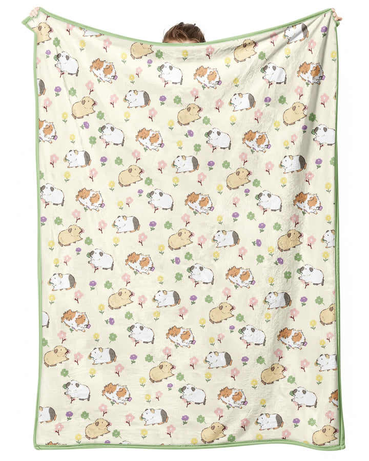 Guinea Pig Garden Bamboo Blanket