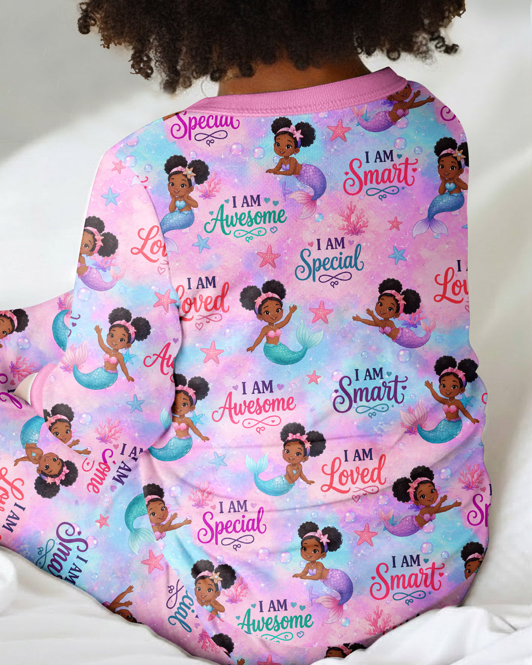 Black Mermaid I Am Strong Bamboo Convertible Zippy