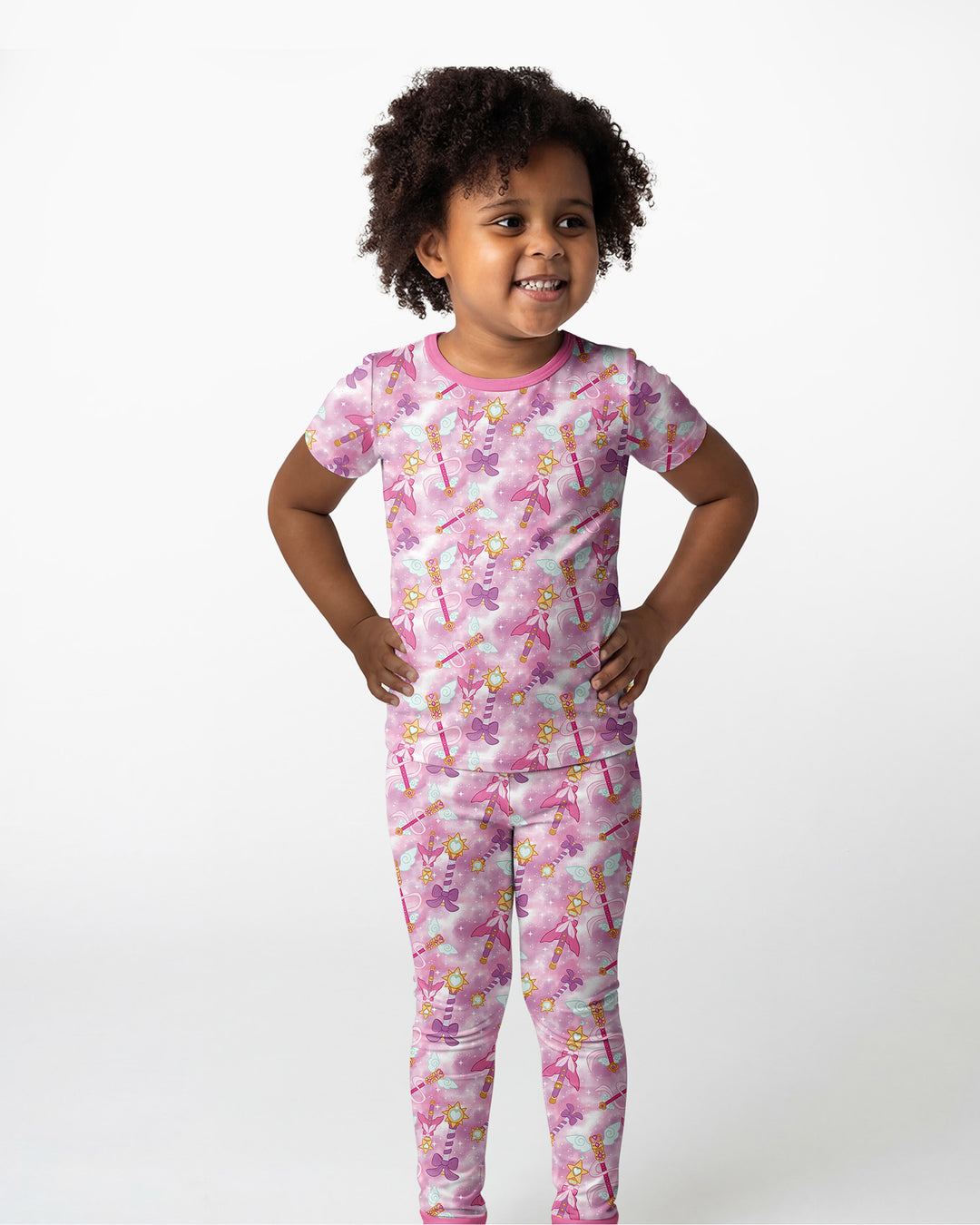 Zweiteiliges, kurzärmliges Pyjama-Set mit Marienkäfern