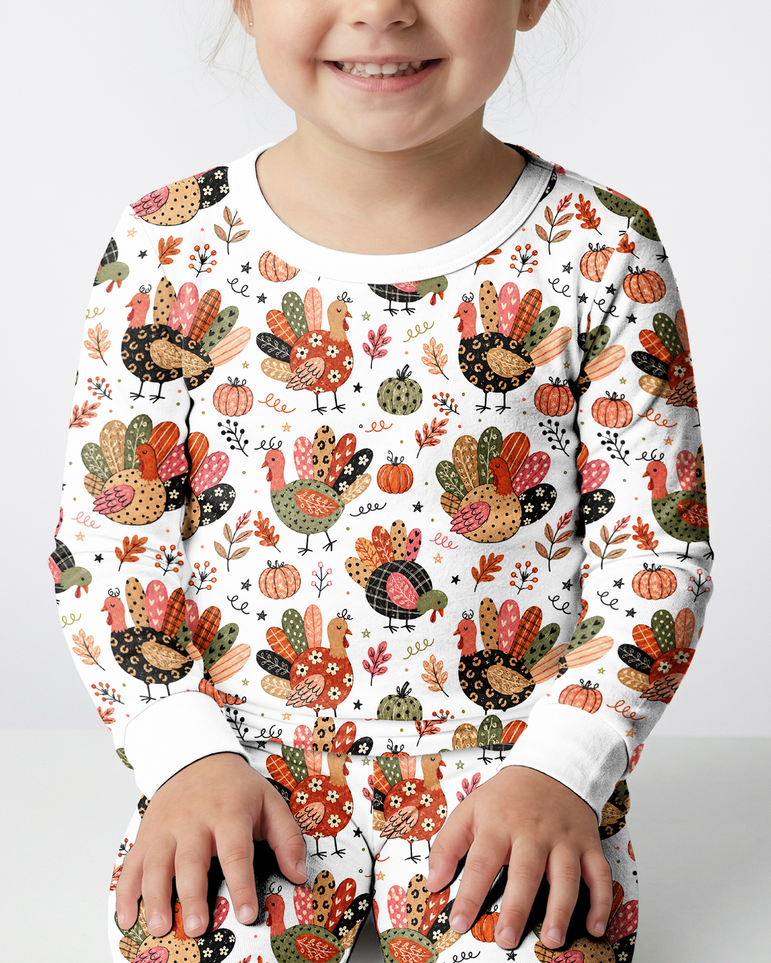 Boho Turkey Bamboo Two Piece Long Sleeve Pajama Set