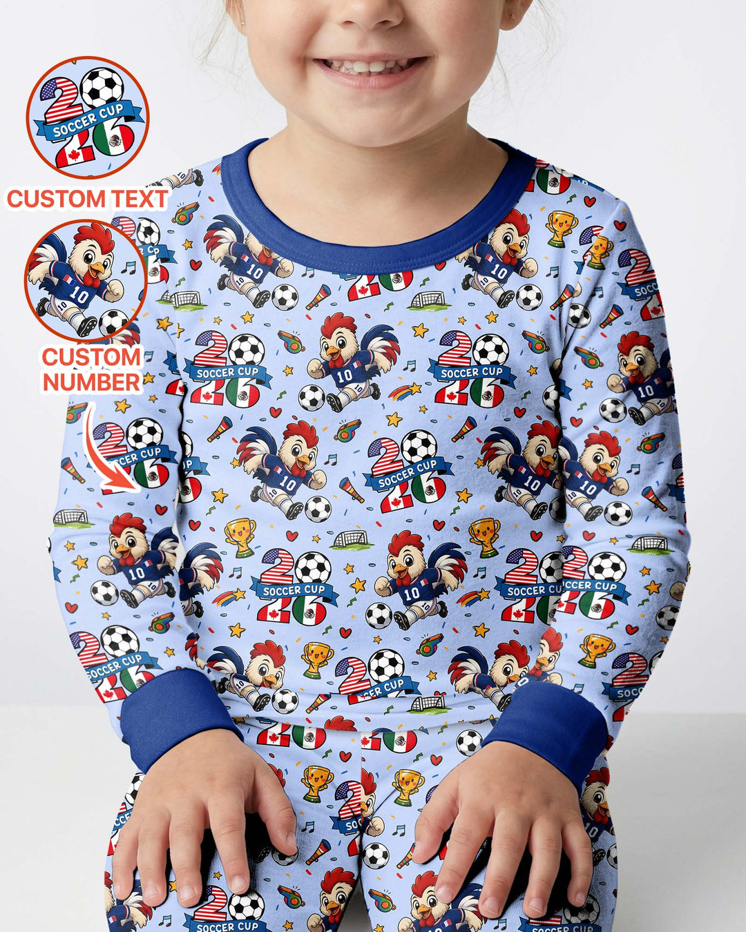 Conjunto de pijama de dos piezas de bambú con mangas largas, plantilla PERSONALIZADA