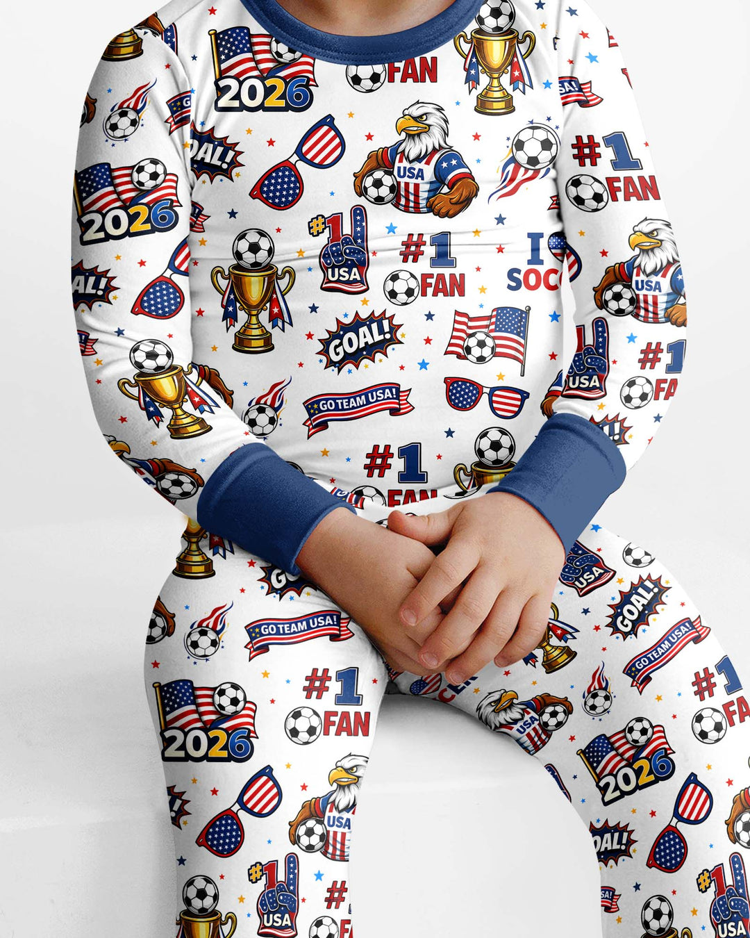 Conjunto de pijama de dos piezas de bambú de manga larga