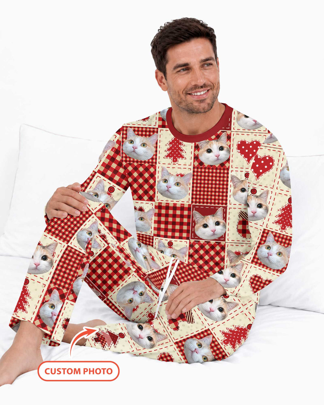 Christmas Ugly Pet Bamboo Men's Pajama Set