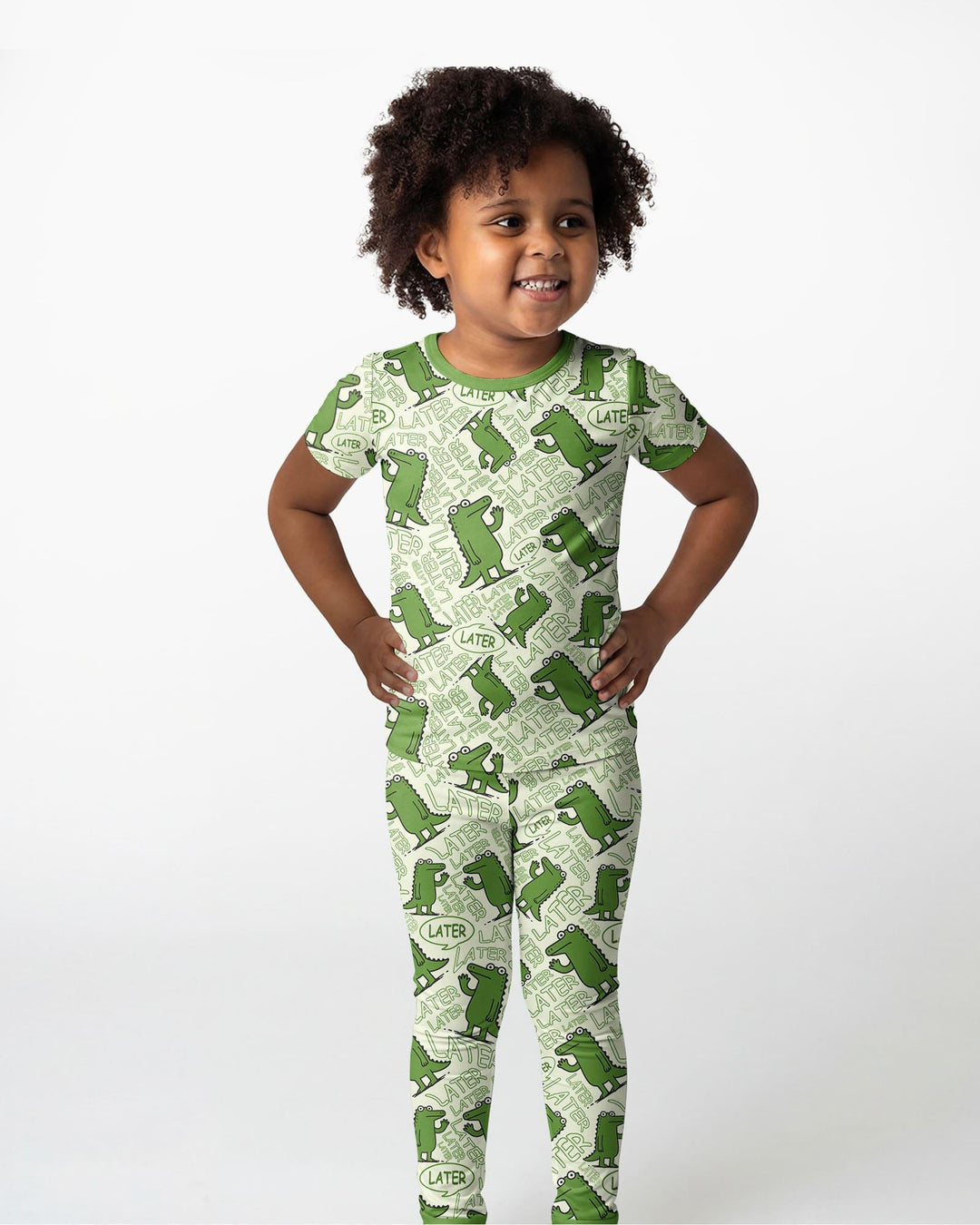 Zweiteiliges, kurzärmliges Pyjama-Set mit Marienkäfern