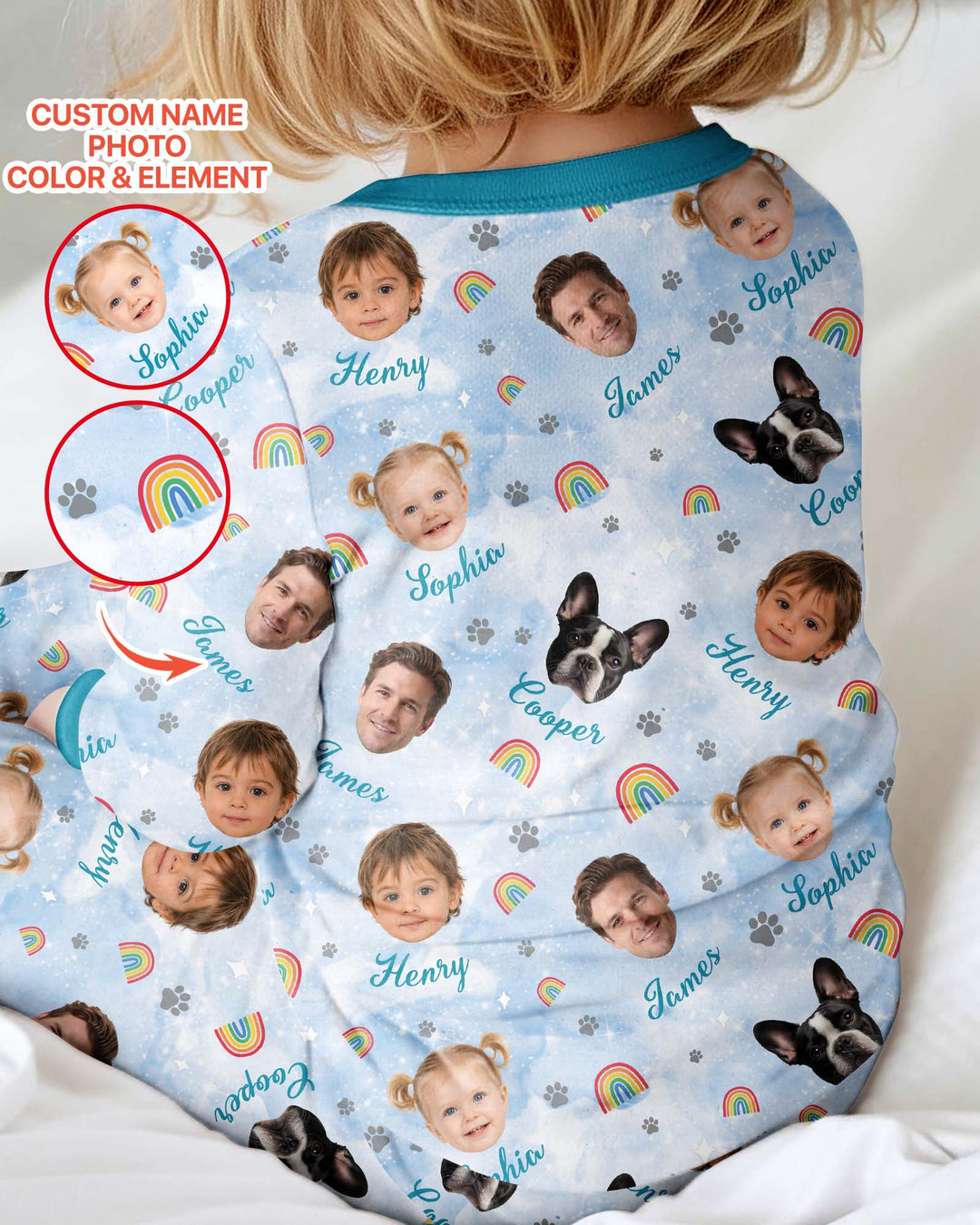 Personalized Family Matching Bamboo Convertible Zippy