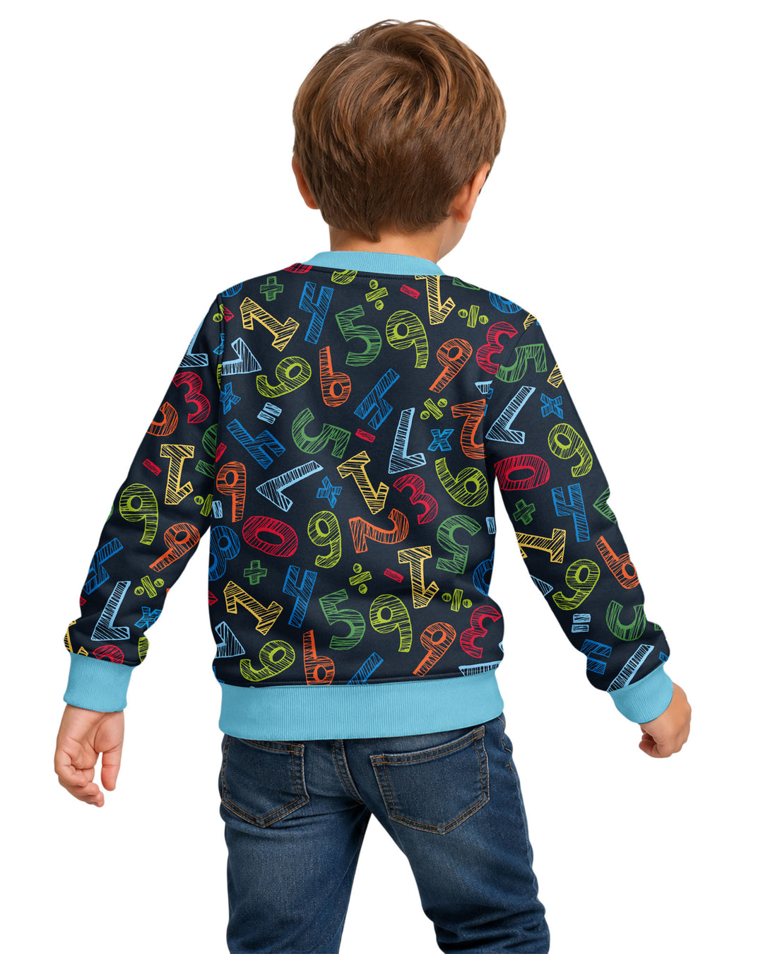 Math Doodles Bamboo Crewneck Sweatshirt
