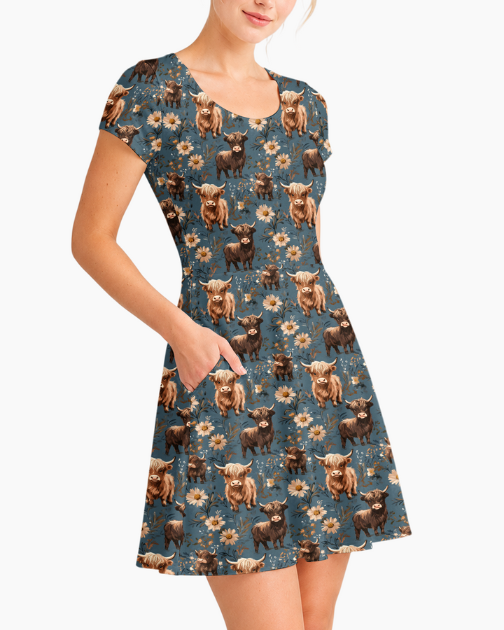 Vorlage Bambus Twirl Kleid