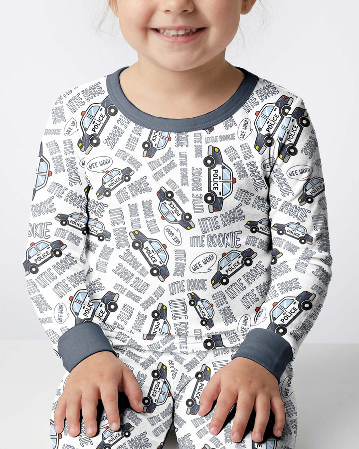 Little Rookie Bamboo Two Piece Long Sleeve Pajama Set