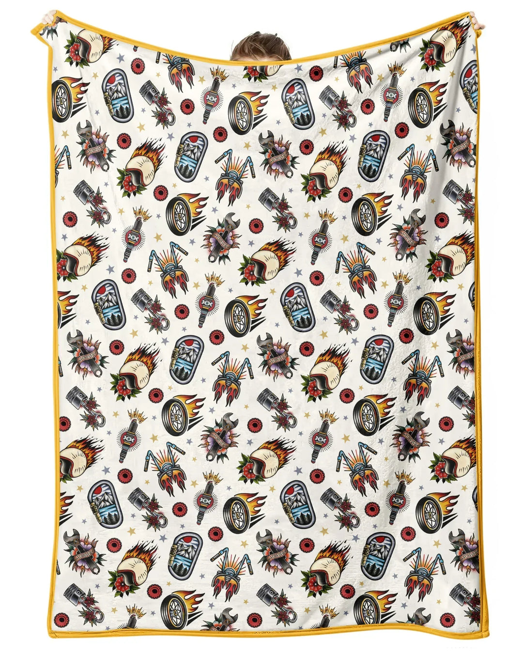 Born to Ride Together Family Matching Bamboo Blanket