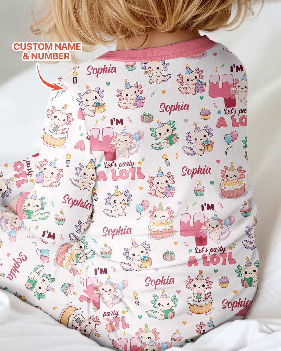 Personalized Birthday Lets Party A Lotl Bamboo Convertible Zippy