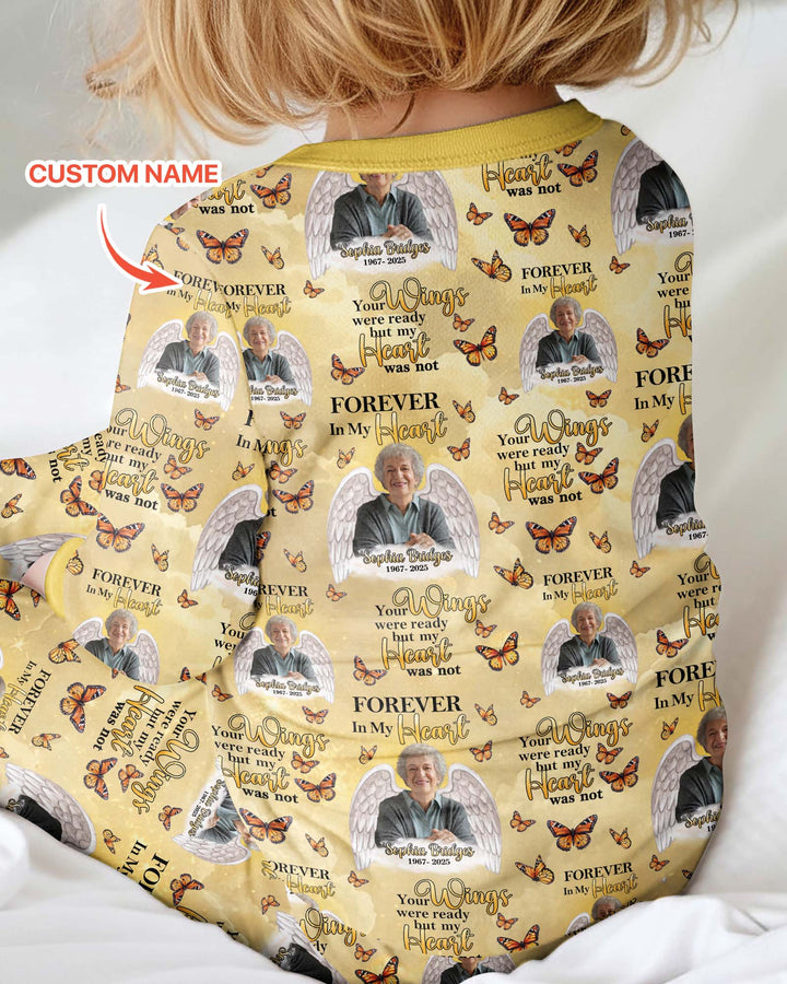 Custom Photo Forever In My Heart Family Matching Bamboo Convertible Zippy
