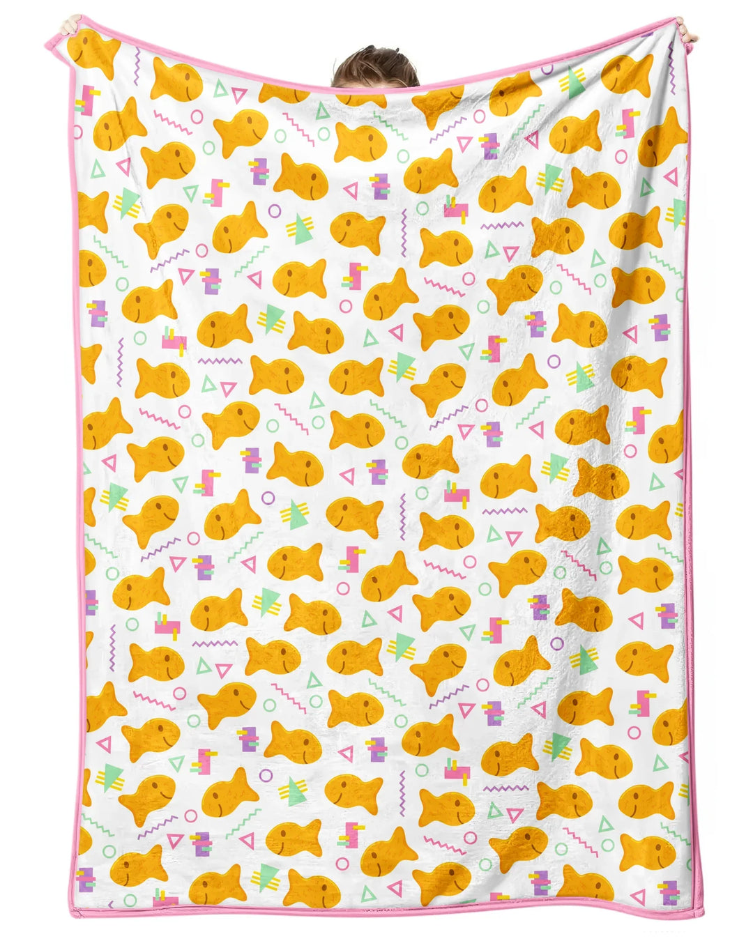 Cheesy Fishies Family Matching Bamboo Blanket