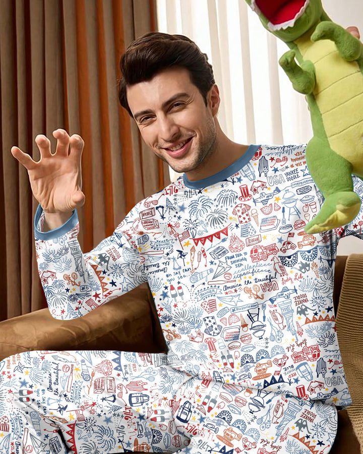 Vorlage Bambus-Pyjama-Set für Herren
