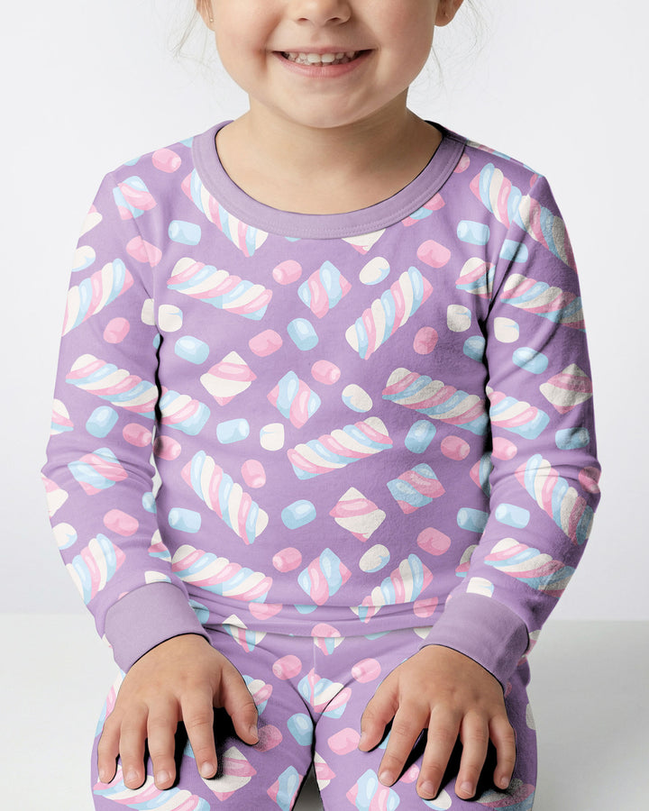 Mallow Mania Bamboo Two Piece Long Sleeve Pajama Set