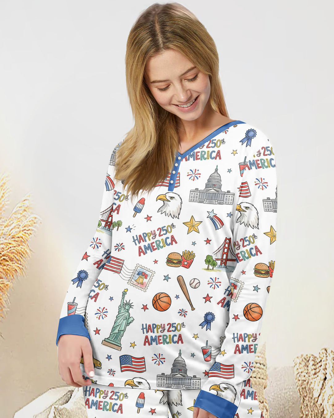 America 250 Celebration Bamboo Women Pajama Set