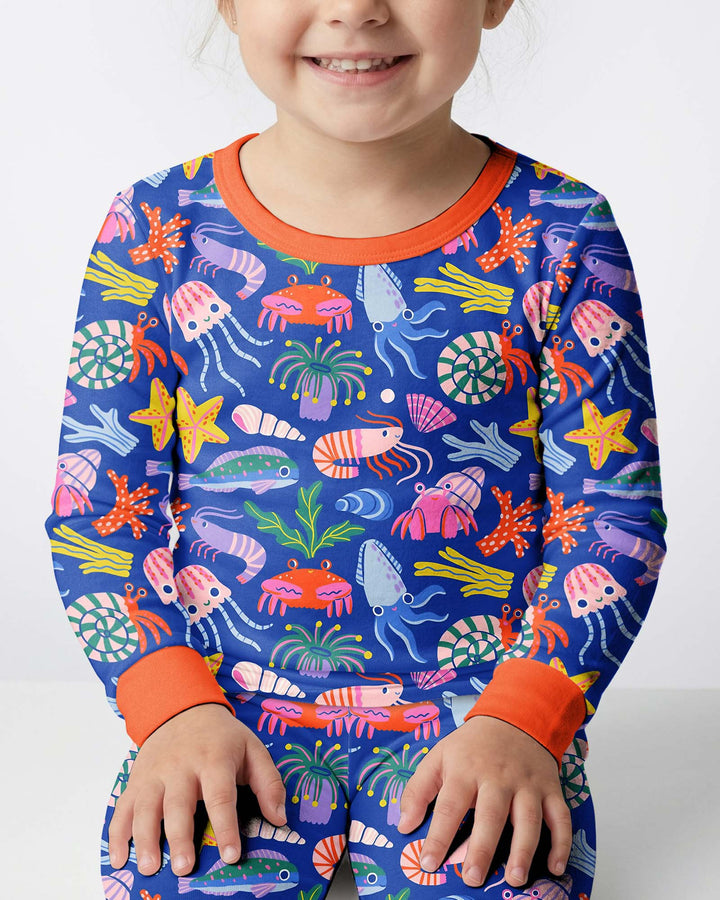 Under the Sea Bamboo Two Piece Long Sleeve Pajama Set