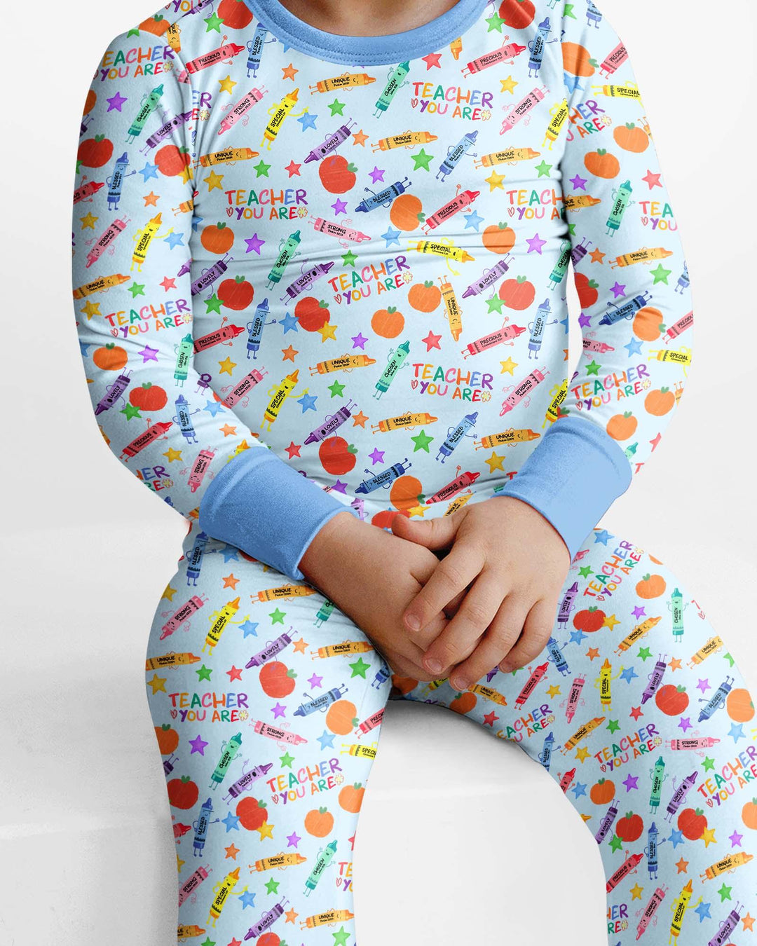 Teacher You Are Special Bamboo Two Piece Long Sleeve Pajama Set