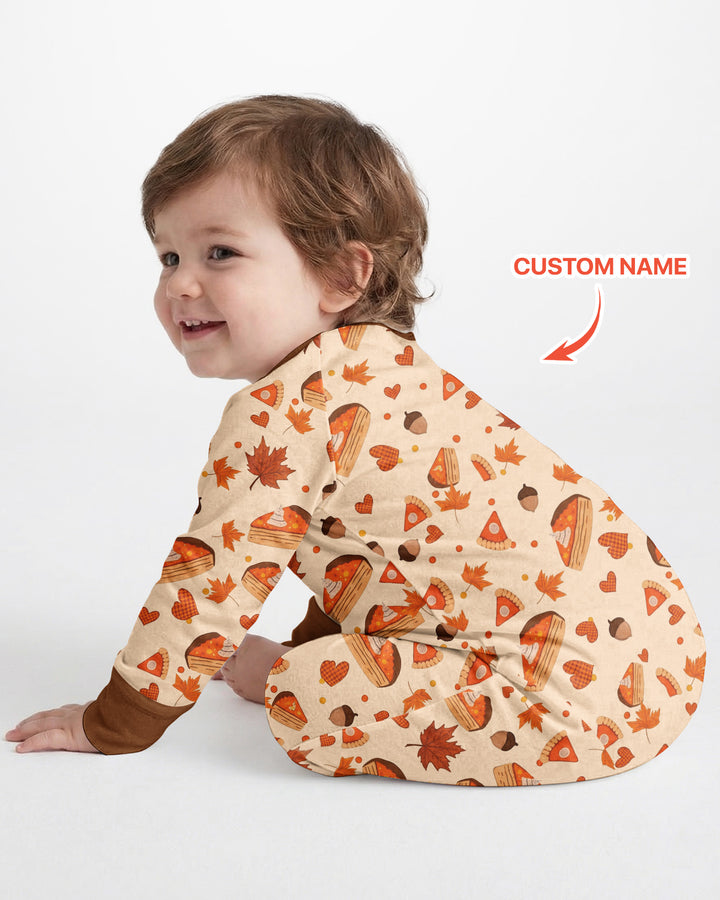 Custom Name My First Thanksgiving Bamboo Convertible Zippy