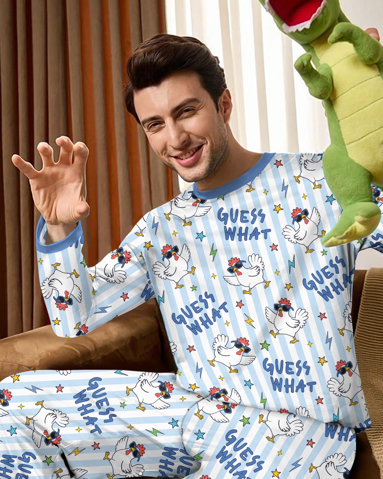 Guess What? Chicken Butt! Bamboo Men's Pajama Set – Zumbamboo