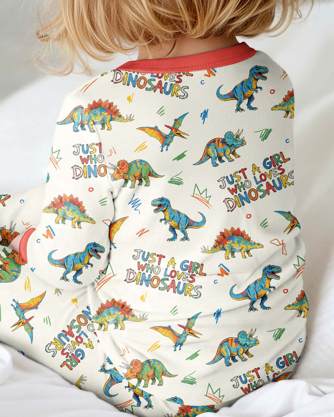 Just A Boy/Girl Who Loves Dinosaurs Bamboo Convertible Zippy