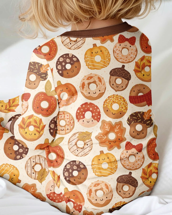 Cute Autumn Donut Bamboo Convertible Zippy
