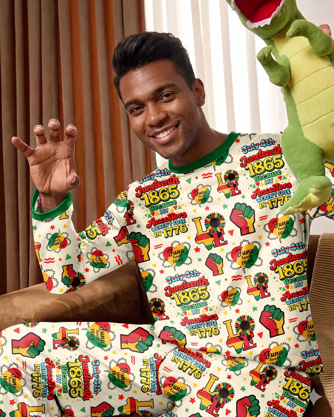 plantilla Conjunto de Pijama de Bambú para Hombre