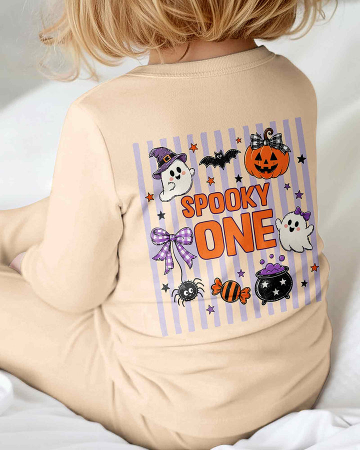 Custom Name Spooky One First Halloween Bamboo Convertible Zippy