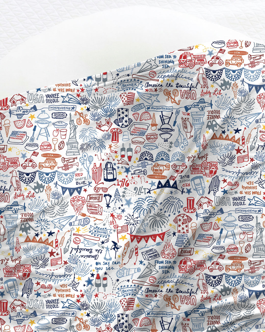 Liberty Doodle 250th Family Matching Swaddle Blanket